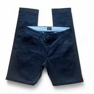 💜 J. Crew Black Stretch 484 Slim Fit Chino Pant (W28 L32)